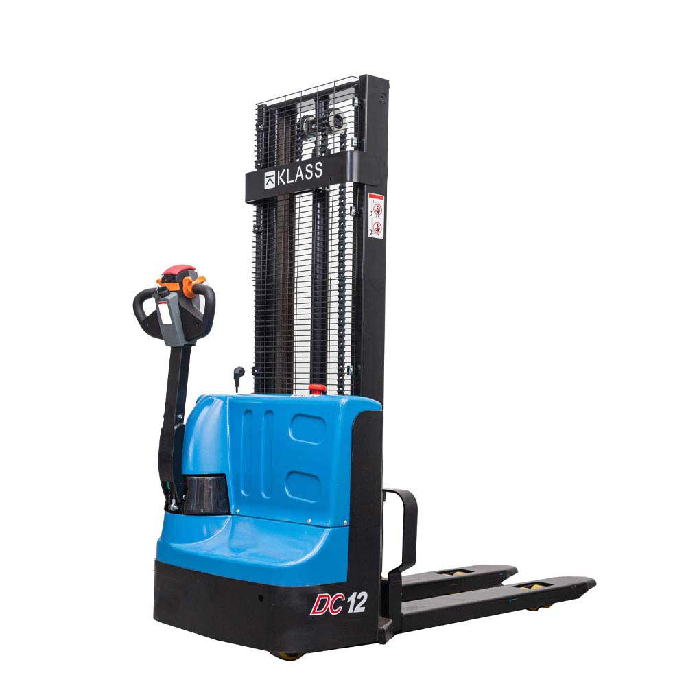 CDD12J, Transpalet electric cu catarg 1200 kg, inaltime ridicare 2500 mm